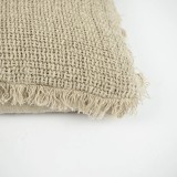 SOHO CUSHION COVER RAW LINEN     - CUSHIONS